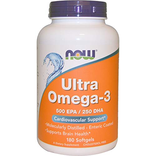 Photos - Vitamins & Minerals Now Ultra Omega-3 500 EPA/250 DHA 180 Softgels from  Foods  NW2 (Multi-Pack)