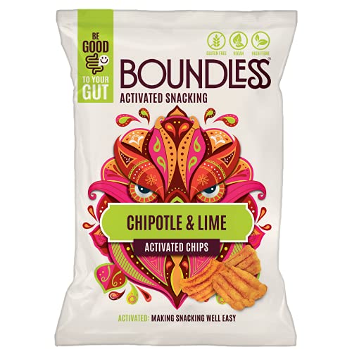 Photos - Vitamins & Minerals Chipotle Lime Activated Chips 10x80g - Vegan, Low Cal BND010