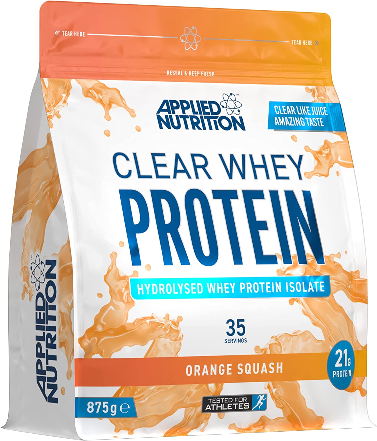 Photos - Protein Applied Nutrition Clear Whey Isolate 875g 35 Servings, Orange Squash APP10 