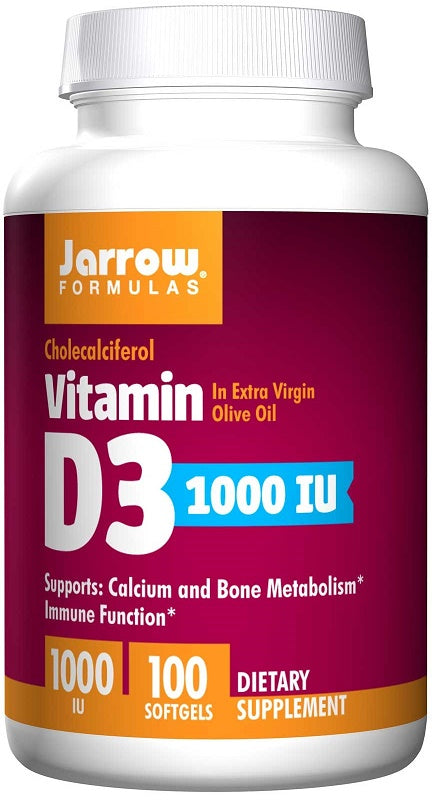 Photos - Vitamins & Minerals Jarrow Formulas Vitamin D3, 1000 IU - 100 softgels PBW-P27395 