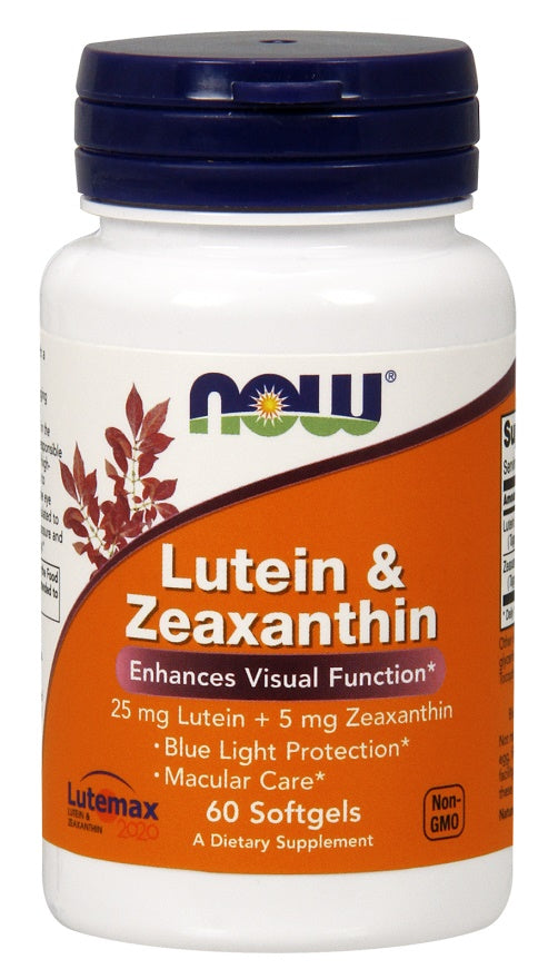 Photos - Vitamins & Minerals Now Foods Lutein & Zeaxanthin - 60 softgels PBW-P29934 