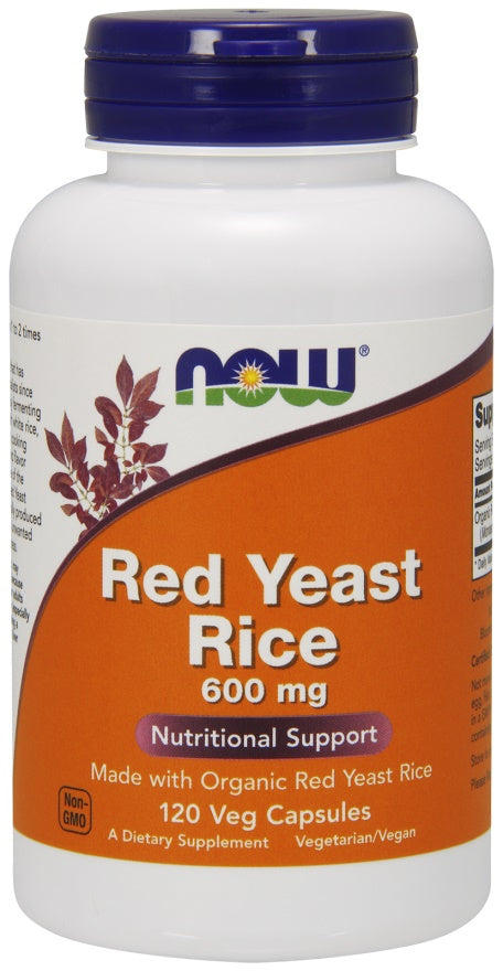 Photos - Vitamins & Minerals Now Foods Red Yeast Rice, 600mg - 120 vcaps PBW-P2947 