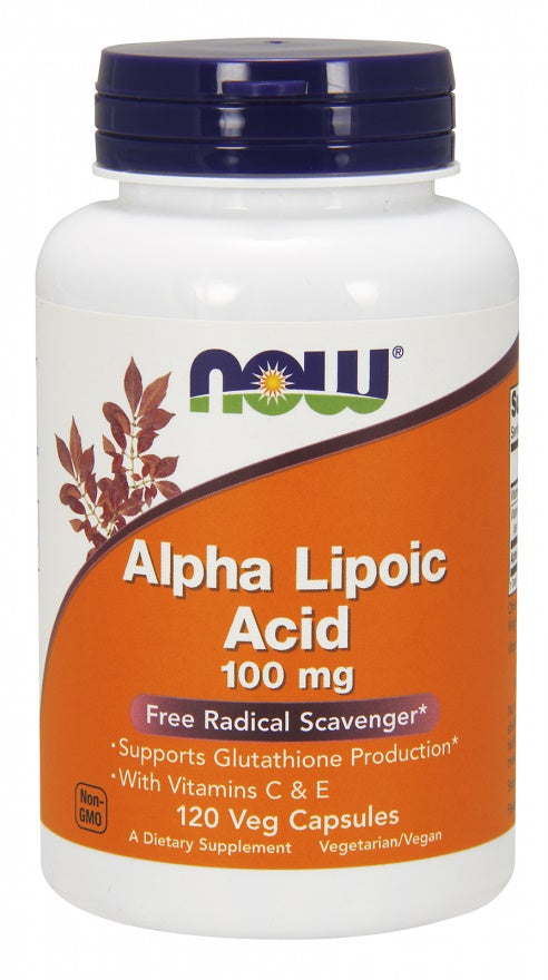 Photos - Vitamins & Minerals Now Foods Alpha Lipoic Acid with Vitamins C & E, 100mg - 120 vcaps PBW-P27 