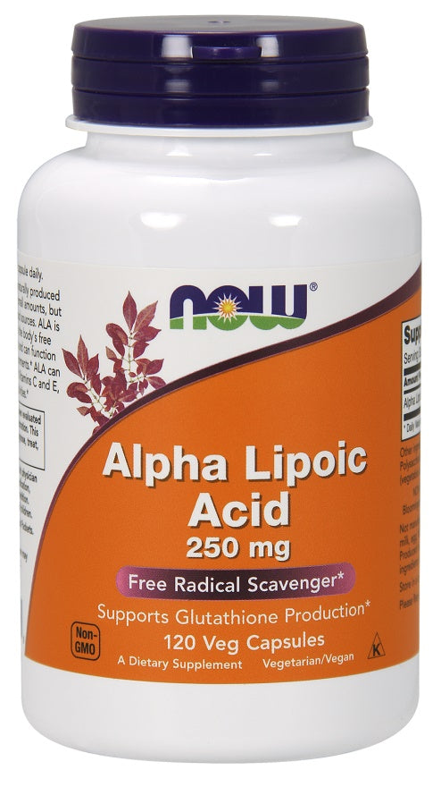 Photos - Vitamins & Minerals Now Foods Alpha Lipoic Acid, 250mg - 120 vcaps PBW-P2893 