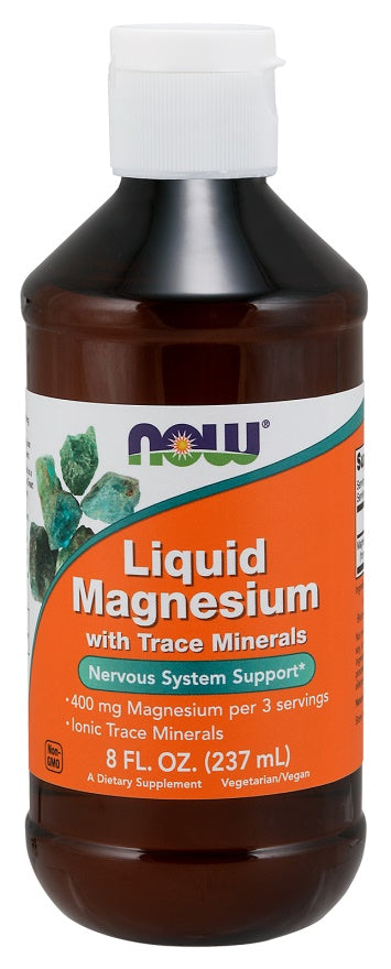 Photos - Vitamins & Minerals Now Foods Liquid Magnesium - 237 ml. PBW-P29256 
