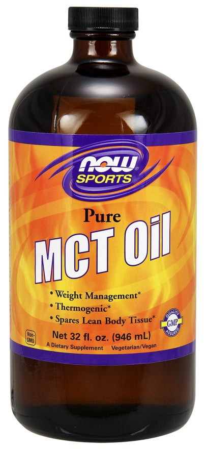 Photos - Vitamins & Minerals Now Foods MCT Oil, Pure Liquid - 946 ml. PBW-P26605 