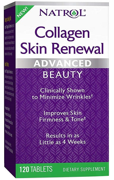 Photos - Vitamins & Minerals Natrol Collagen Skin Renewal - 120 tabs PBW-P34421 
