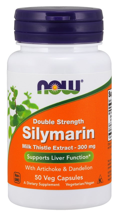 Photos - Vitamins & Minerals Now Foods Silymarin with Artichoke & Dandelion, 300mg - 50 vcaps PBW-P2500 
