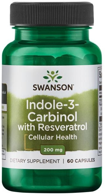 Photos - Vitamins & Minerals Swanson Indole-3-Carbinol with Resveratrol, 200mg - 60 caps PBW-P32608 