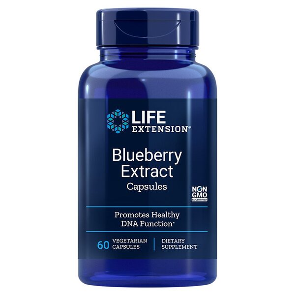 Photos - Vitamins & Minerals Life Extension Blueberry Extract Capsules - 60 vcaps PBW-P35830 