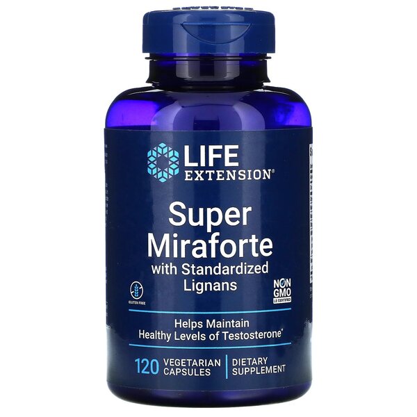 Photos - Vitamins & Minerals Life Extension Super Miraforte with Standardized Lignans - 120 vcaps PBW-P 