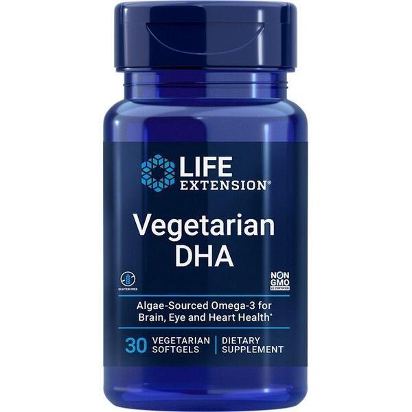 Photos - Vitamins & Minerals Life Extension Vegetarian DHA - 30 vegetarian softgels PBW-P34862 