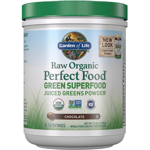 Photos - Vitamins & Minerals Garden of Life Raw Organic Perfect Food Green Superfood, Chocolate - 285g 