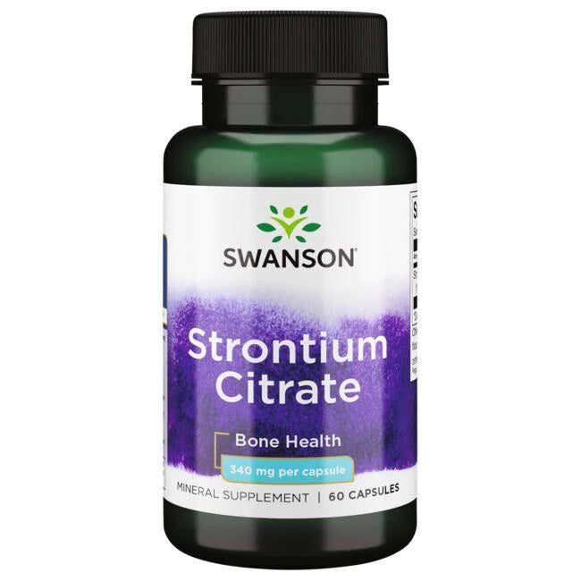 Photos - Vitamins & Minerals Swanson Strontium Citrate, 340mg - 60 caps PBW-P31346 