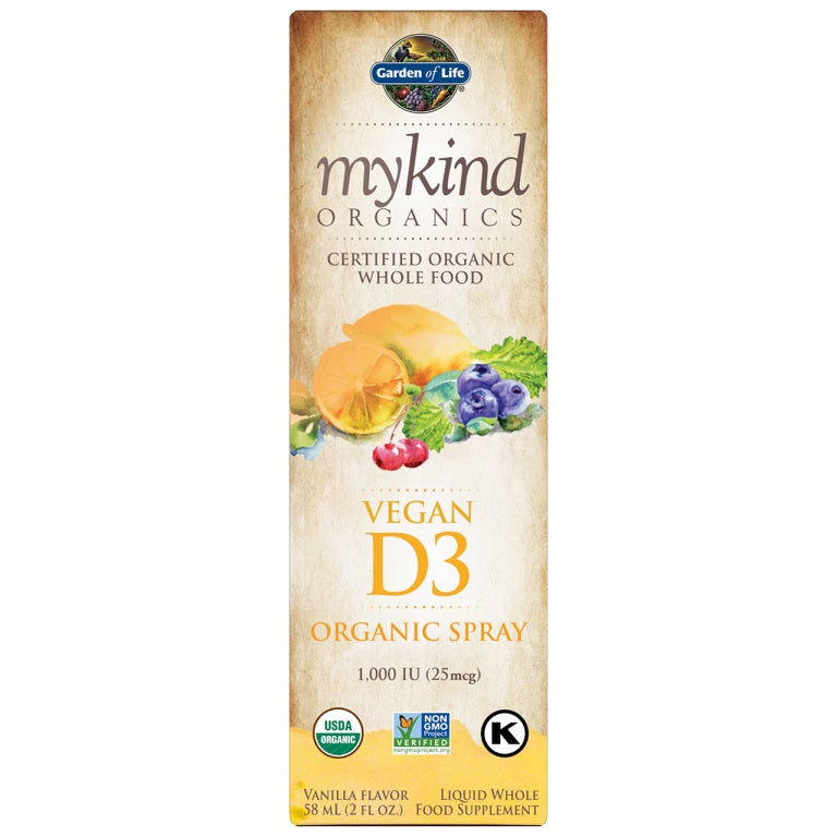 Photos - Vitamins & Minerals Garden of Life Mykind Organics Vegan D3 Organic Spray, 1000 IU   (Vanilla)