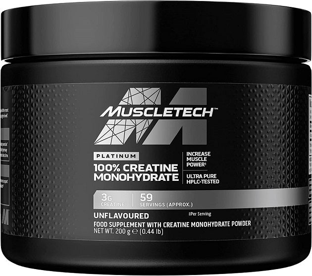 Photos - Creatine MuscleTech Platinum 100  Monohydrate 200g PBW-P45641 