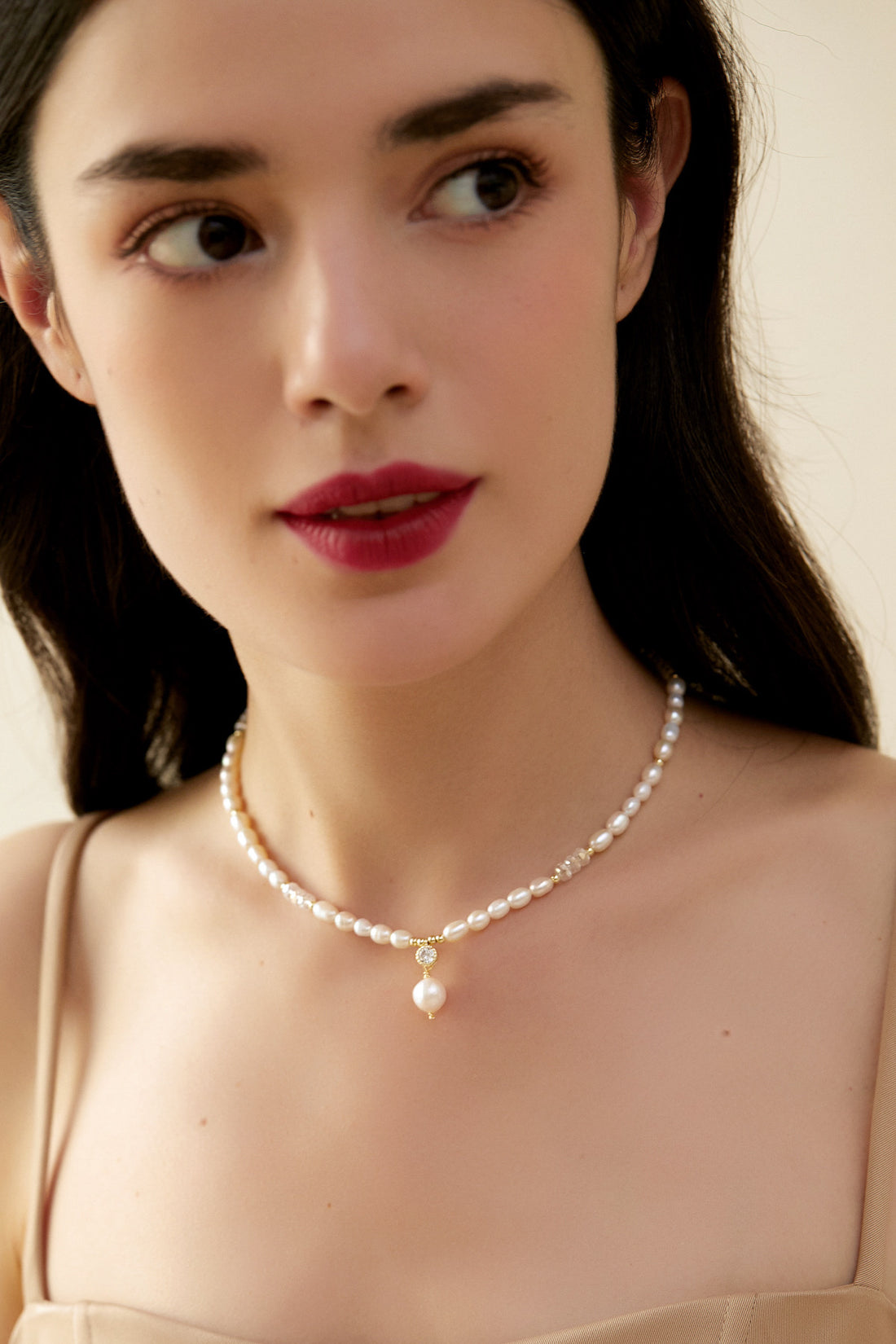 Issey 18K Gold Freshwater Pearl Necklace