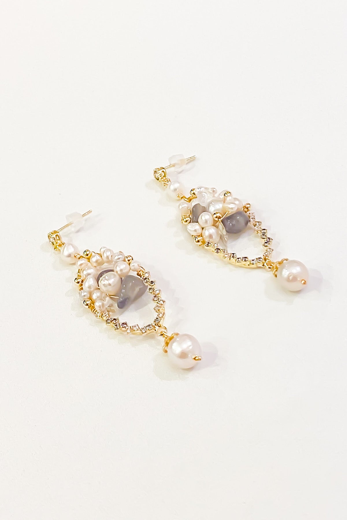 Alizeé 18K Gold Freshwater Pearl Earrings – SKYE