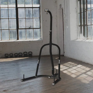 Everlast Single-Station Heavy Bag Stand, Black - activesportslife - Everlast Single-station Heavy Bag Stand