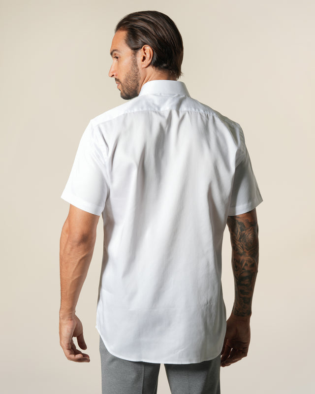 Picture of Plain Short Sleeve Cotton Shirt