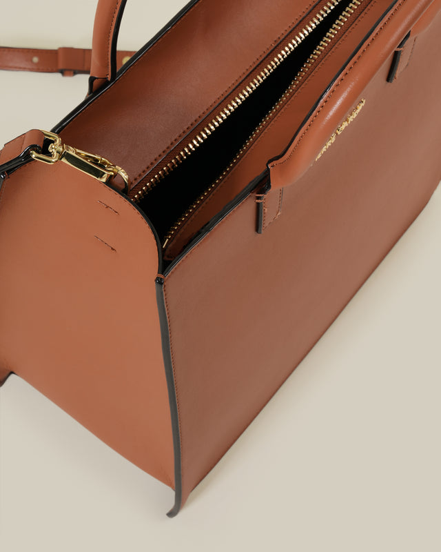 Picture of Brown Leather Tote Bag