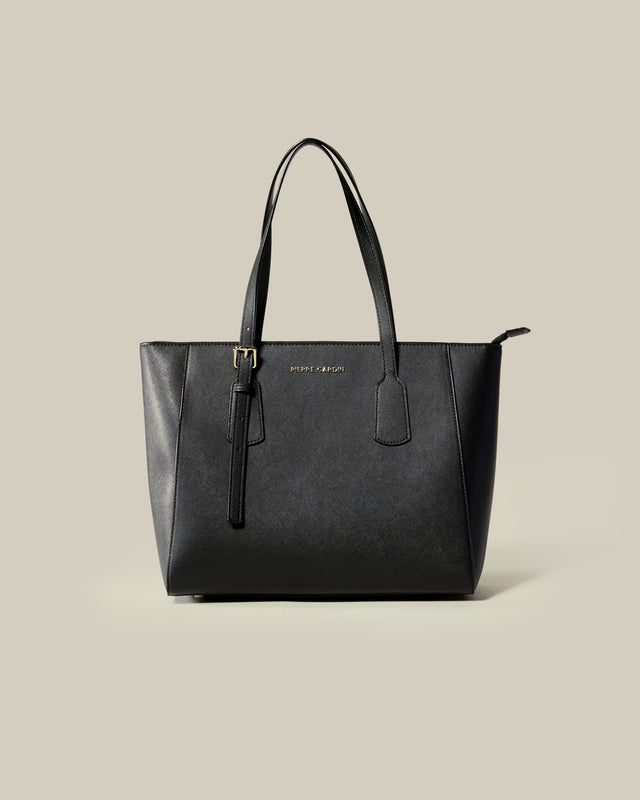 Picture of Solid Tone Textured Tote Bag