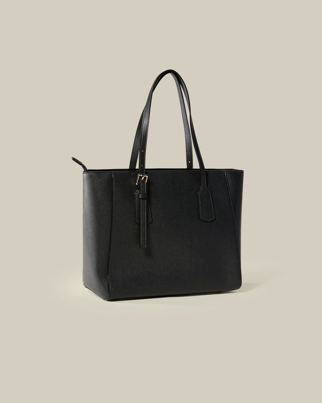 Picture of Solid Tone Textured Tote Bag