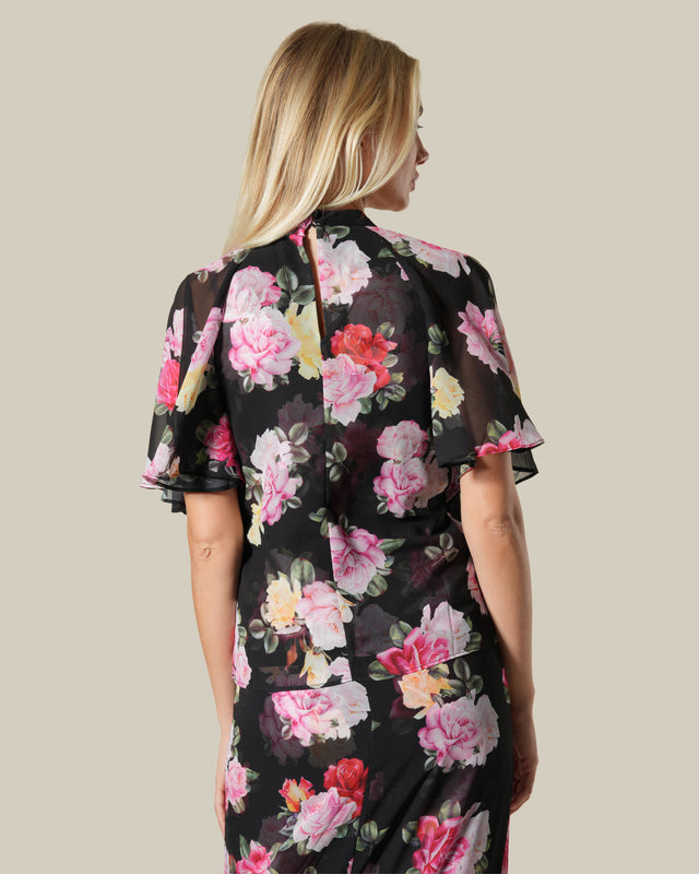 Picture of Floral Sheer Effect Top