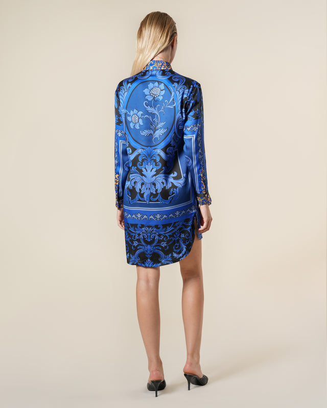 Picture of Floral Baroque Shirt Dress