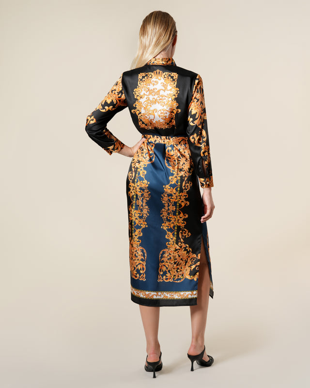 Picture of Baroque Contrast Shirt Dress