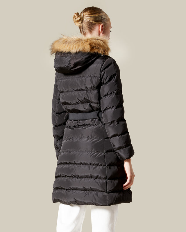 Picture of Faux Fur Hooded Puffer Jacket