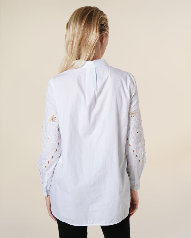 Picture of White Long Sleeve Cotton Shirt