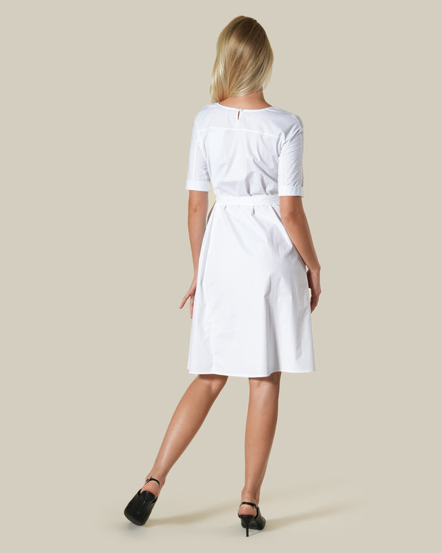 Picture of Embroidered Cotton Midi Dress