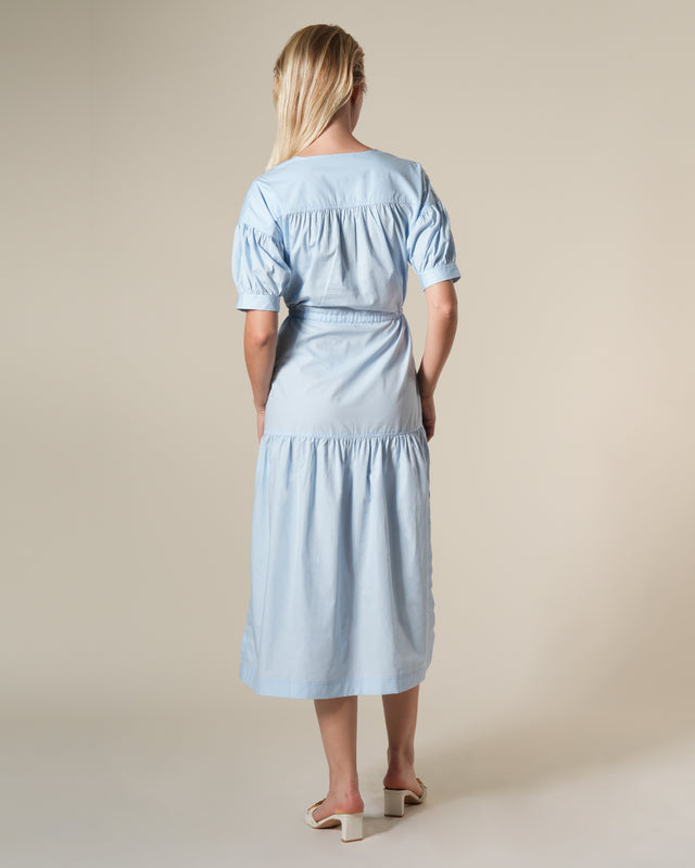 Picture of Belted Cotton Midi Dress