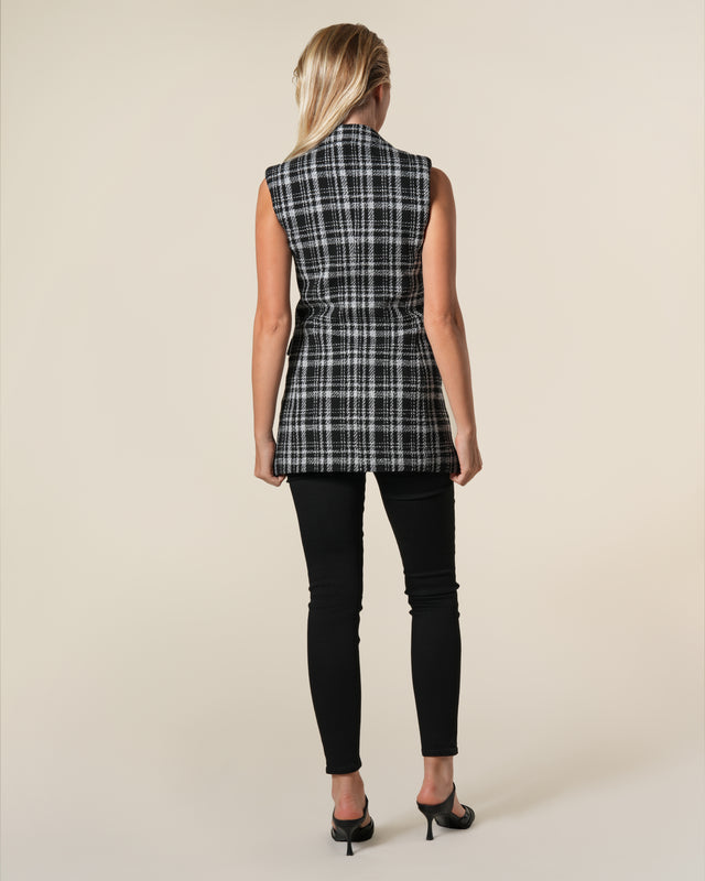 Picture of Checked Double Breasted Vest