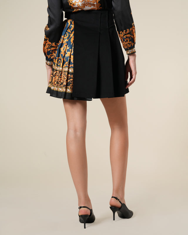 Picture of Baroque Contrast Mini Skirt