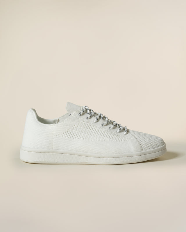 Picture of White Lace-Up Sneakers