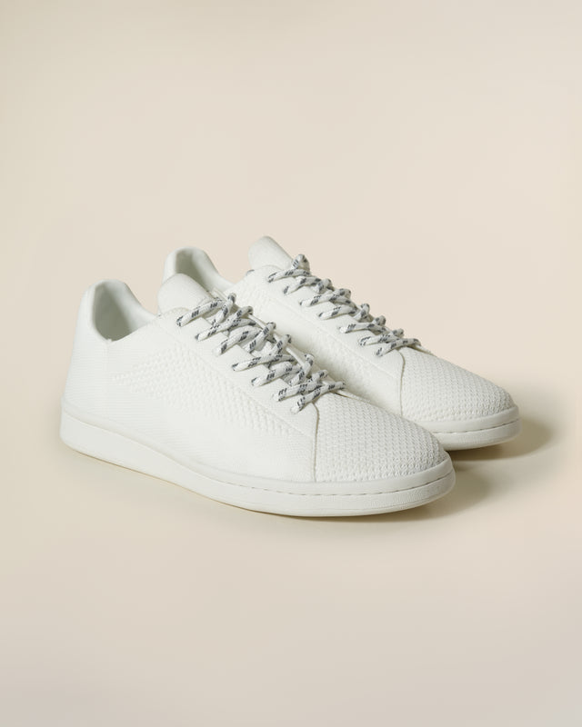 Picture of White Lace-Up Sneakers