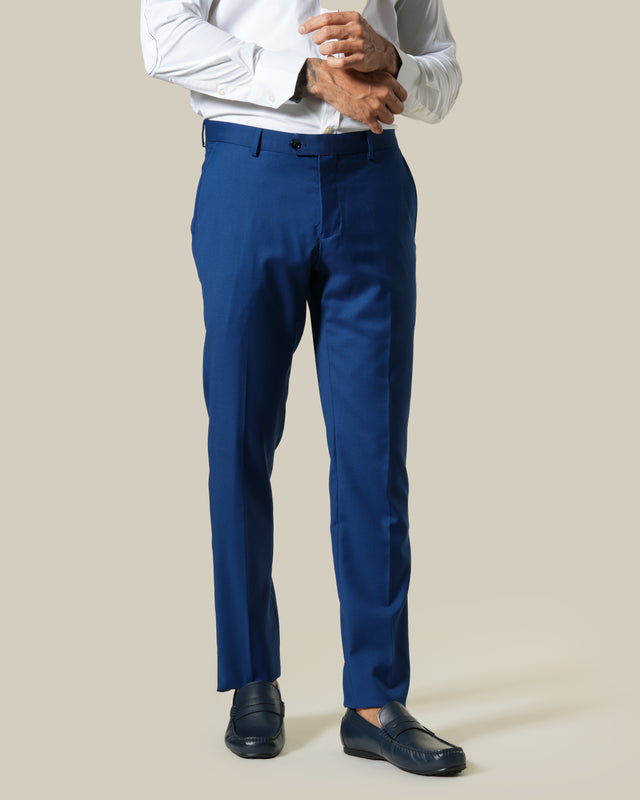 Picture of Slim Fit Navy Blue Tailored Pants