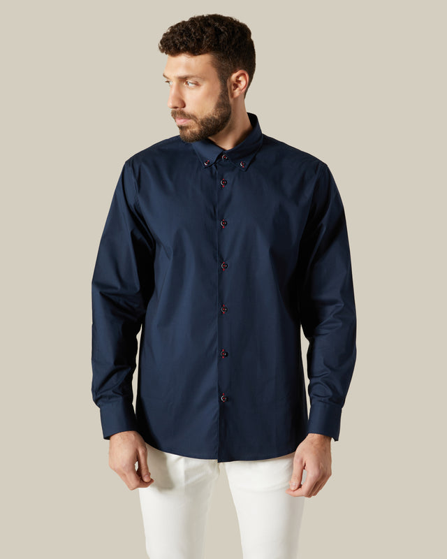 Picture of Contrast Thread Detailed Shirt