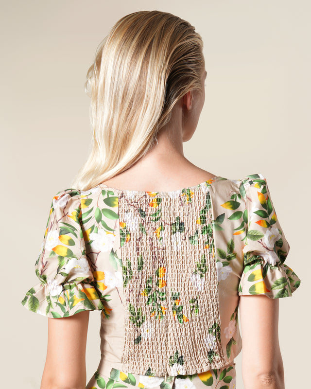 Picture of Floral Smocked Top