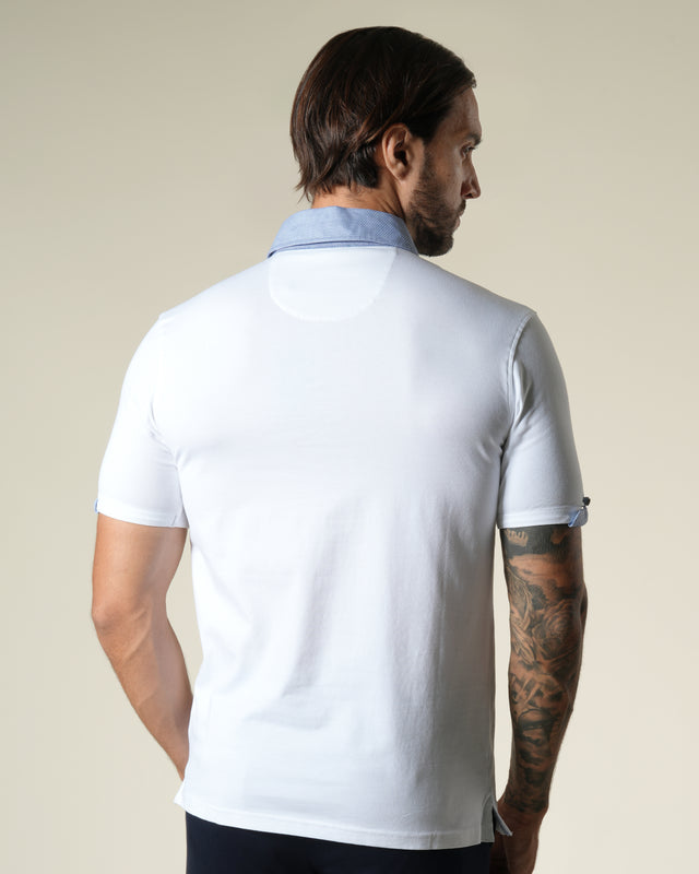 Picture of Contrast Collar Polo Shirt