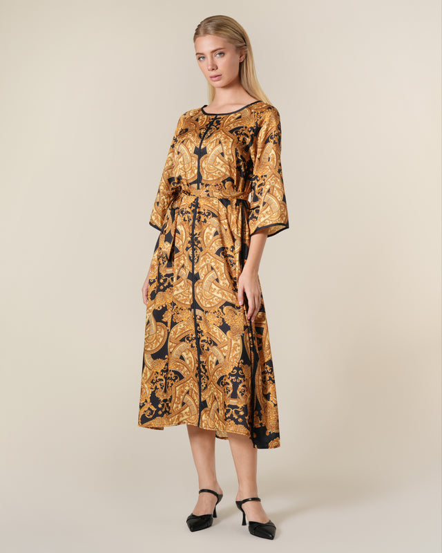 Picture of High Low Hem Baroque Dress