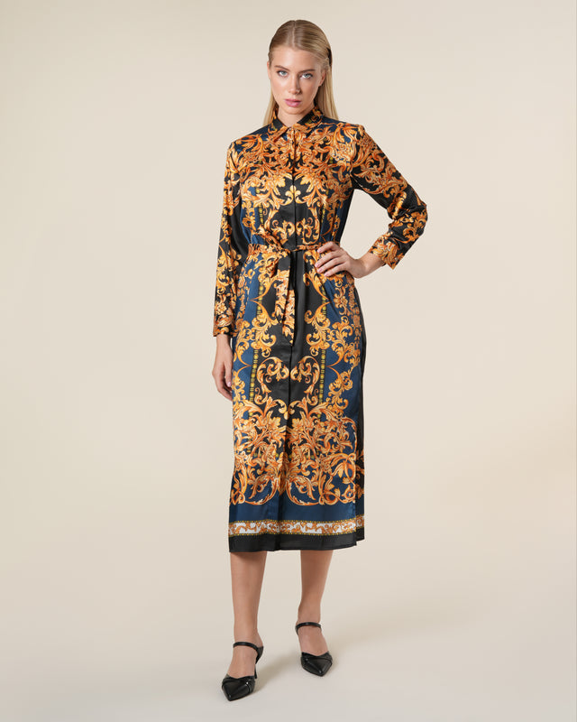 Picture of Baroque Contrast Shirt Dress