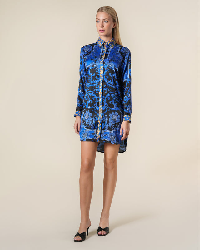 Picture of Floral Baroque Shirt Dress