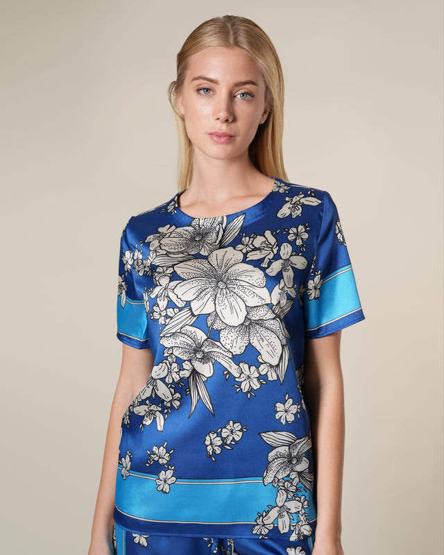 Picture of Royal Floral Printed Top