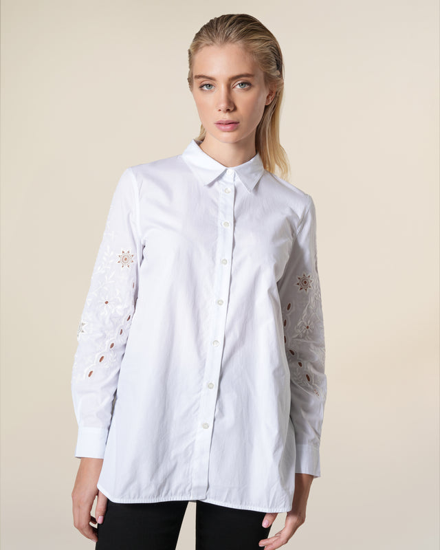 Picture of White Long Sleeve Cotton Shirt
