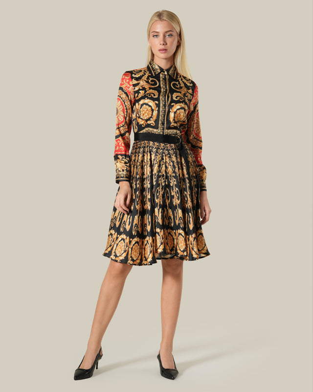 Picture of Spanish Baroque Printed Dress