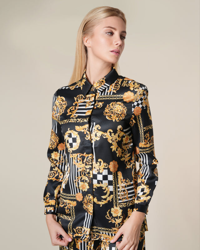 Picture of Geometric Baroque Printed Shirt