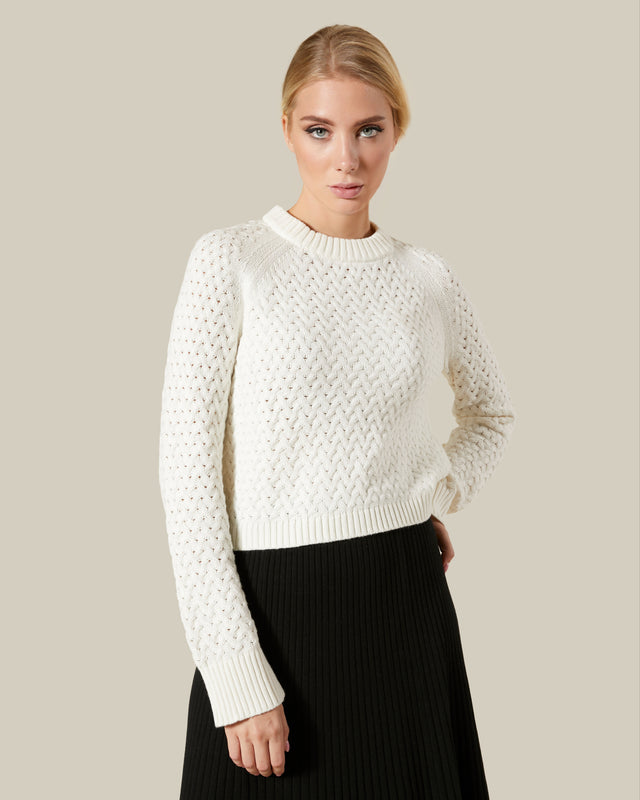 Picture of Knitted Cropped Sweater